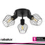 BELANO, METAL SPOT , E27 3XMAX 40W, MATT BLACK