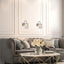 ROSANNA, WALL LAMP, CHROME, TRANSPARENT GLASS CRYSTALS, G9 1