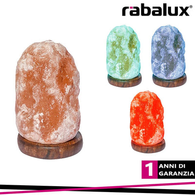WASABI, MINI SALT RGB LED DECOR LAMP WITH USB, ORANGE SALT C
