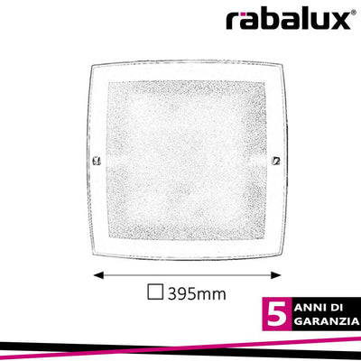 CHARLES, CEILING LAMP  39,5X39,5CM 2XE27
