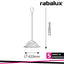 ALABASTRO, PENDANT LAMP, D42CM, WHITE ROLLY