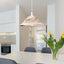 ALABASTRO, PENDANT LAMP, D42CM, WHITE ROLLY