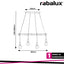 PABLO, METAL WOOD PENDANT , E27 4XMAX 40W, MATT BLACK