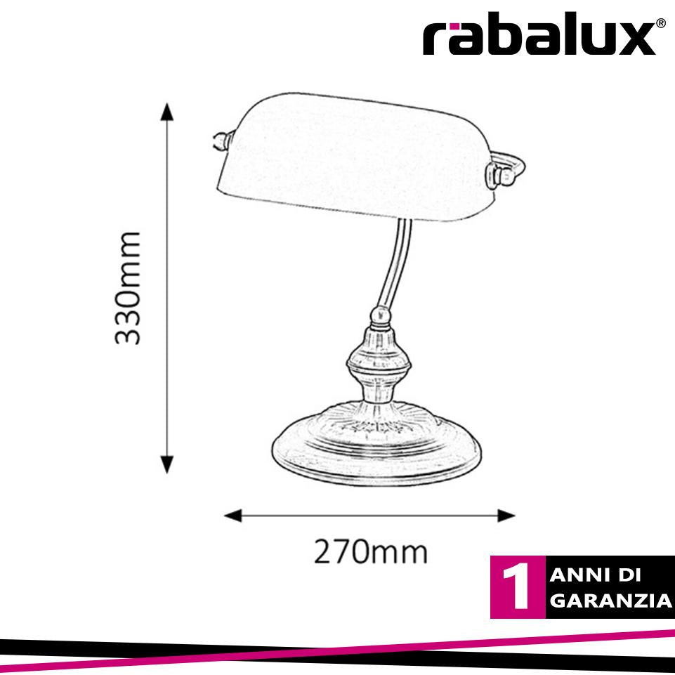 BANK, WRITING DESK LAMP, H33CM