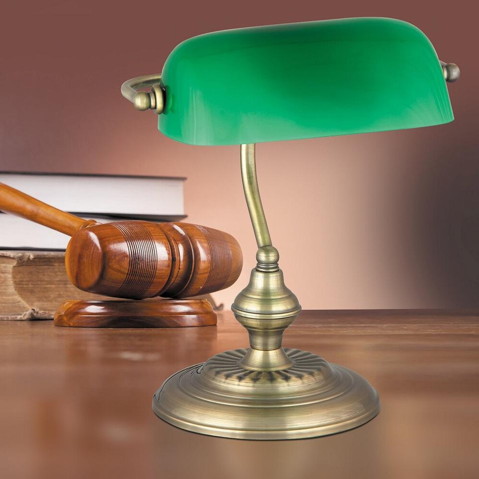 BANK, WRITING DESK LAMP, H33CM