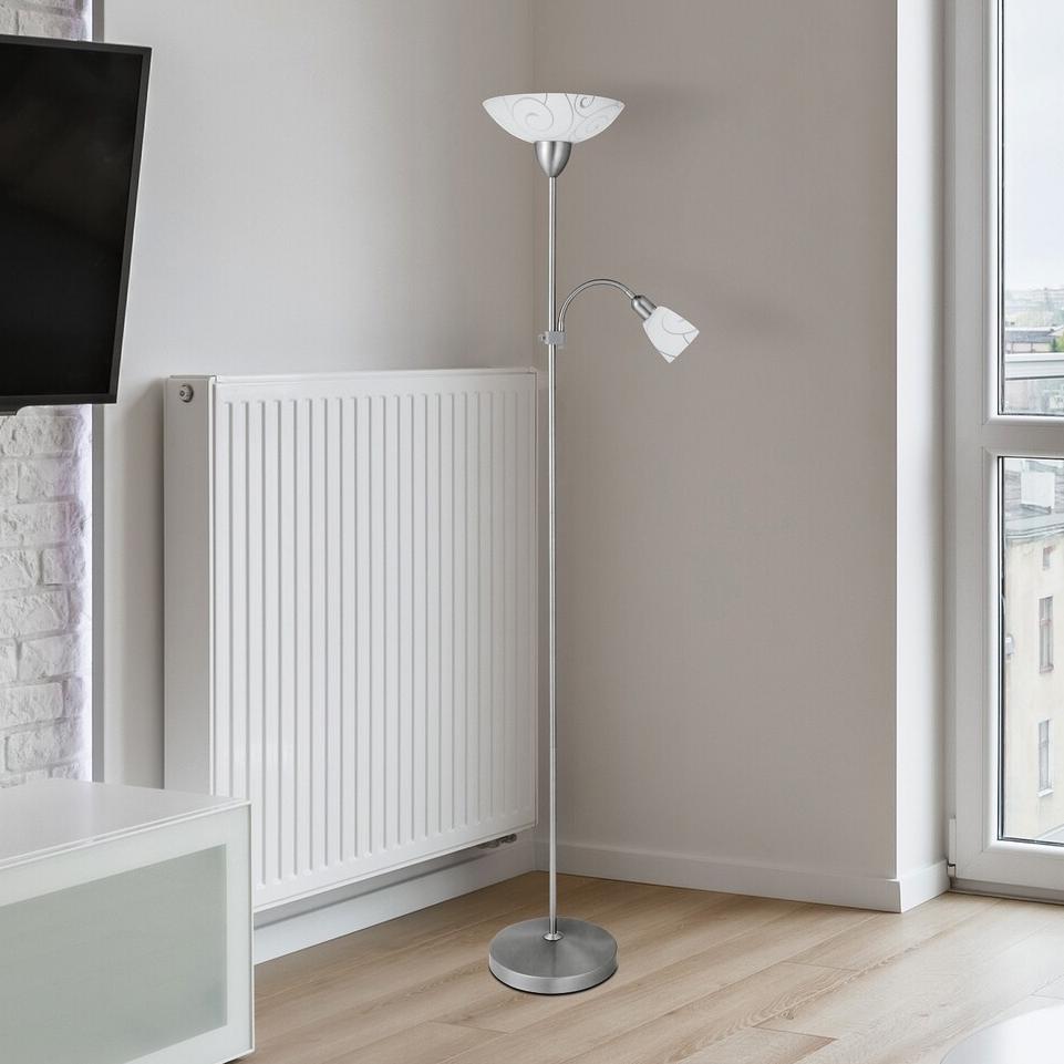 HARMONY LUX FLOOR LAMP, WITH READING ARM, H178CM
