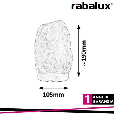 ROCK, SALTLAMP, 1 2 KG