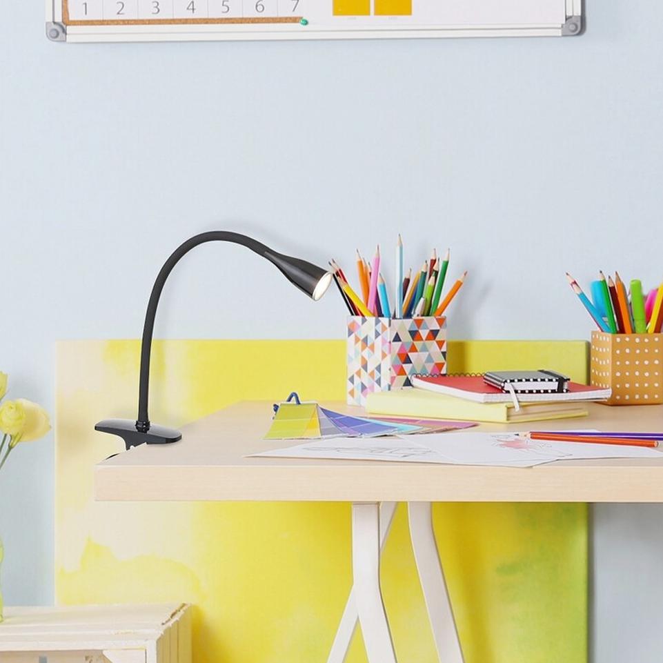 JEFF, CLIP-IN TABLE LAMP WITH IN-BUILT LED