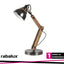 AKSEL, INDUSTRIAL STLYE TABLE LAMP WITH SWITCH AND ADJUSTABL