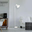 DEREK, INDUSTRIAL STYLE WHITE FLOOR LAMP