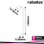 DEREK, INDUSTRIAL STYLE TRENDY GREY FLOOR LAMP