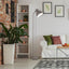 DEREK, INDUSTRIAL STYLE TRENDY GREY FLOOR LAMP