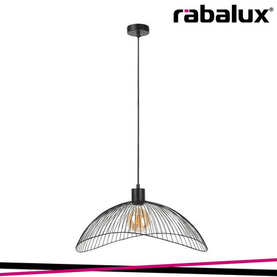 IDUNA, METAL PENDANT LAMP , E27 1XMAX 60W, MATT BLACK