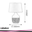YVETTE, NATURAL STYLE DECORATIVE TABLE LAMP
