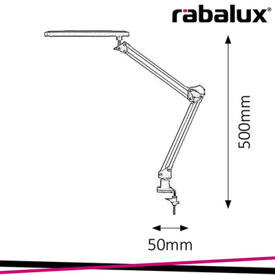 RAUL, WRITING DESK LAMP WITH CLAMP, LED