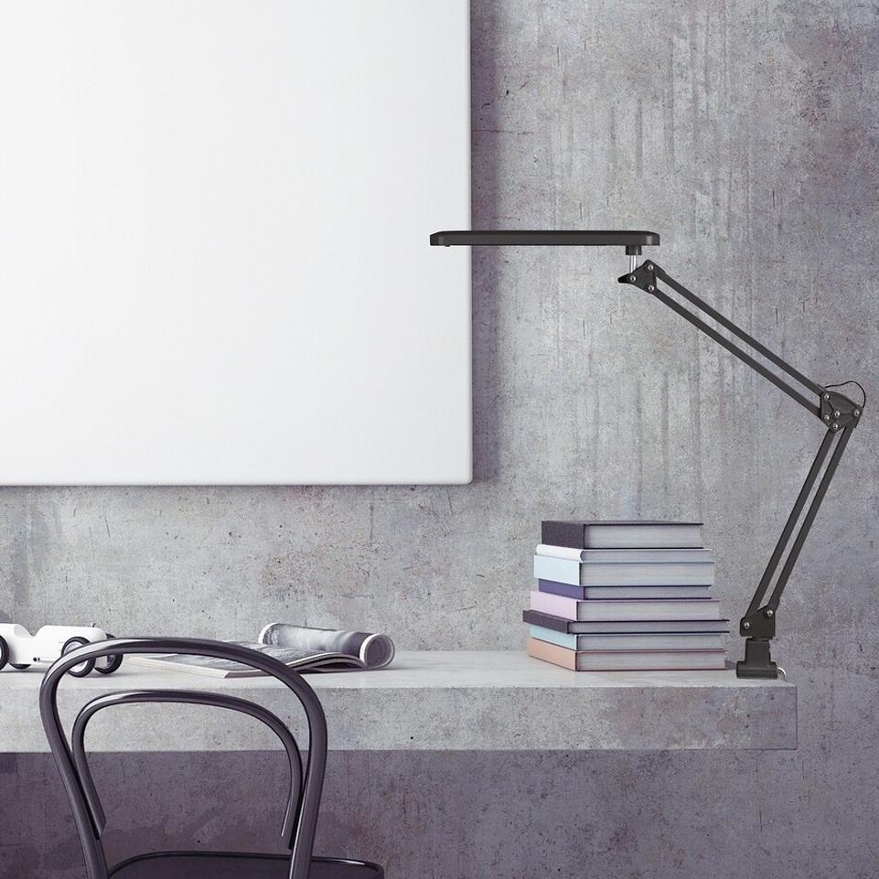 RAUL, WRITING DESK LAMP WITH CLAMP, LED