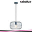 XENIA, METAL PENDANT LAMP, E27 1X MAX 60W, BLUE, D300 MM, TE