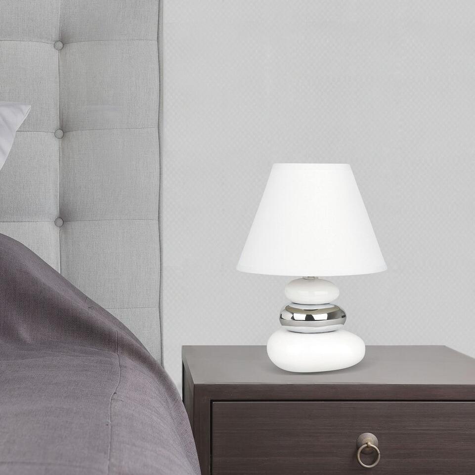 SALEM, CERAMIC TABLE LAMP, E14 1X40W