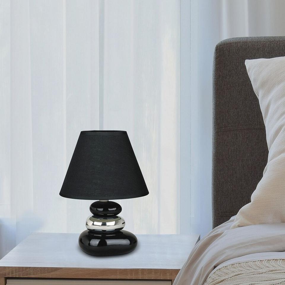 SALEM, CERAMIC TABLE LAMP, E14 1X40W