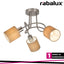 NATINA, TEXTILE CEILING LAMP, E14 3X MAX 25W, SATIN CHROME,