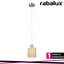 NATINA, PENDANT, BROWN/SATIN CHROME, E14 1X MAX 25W, EXCL.