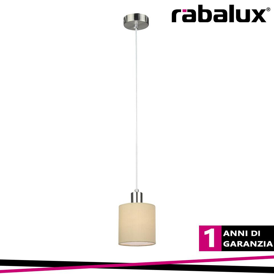 NATINA, PENDANT, BROWN/SATIN CHROME, E14 1X MAX 25W, EXCL.