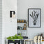 MIROSLAW, GLASS WALL LAMP, E27 1X MAX 40W, MATT BLACK, WITH