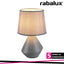 WENDY, TABLE LAMP, CERAMIC, TEXTILE, E14 1XMAX 40W, GREY, SW