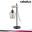 FABIAN, INDOOR METAL-WOOD TABLE LAMP, E27 1X MAX 40W, MATT B