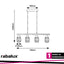 INDIANA, METAL PENDANT LAMP, WITH NATURAL WAVEN DECOR E14 4X