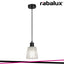 JARINA,  GLASS PENDANT , E27 1XMAX 40W, BLACK, TRANSPARENT