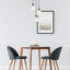 JARINA,  GLASS PENDANT , E27 3XMAX 40W, BLACK, TRANSPARENT