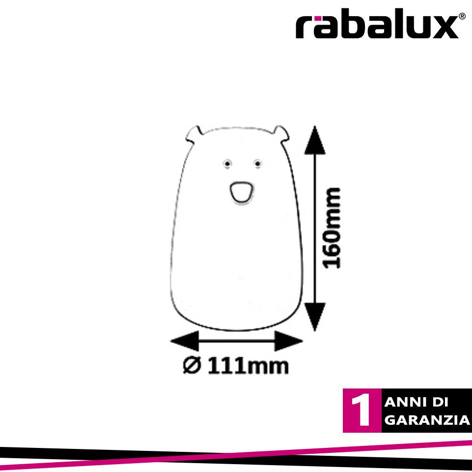 BALOO DECORATIVE LIGHTS LED 0,4W RGB, WITH BATTERY, "PAT" WI