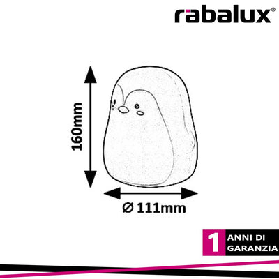 BALOO DECORATIVE LIGHTS LED 0,4W RGB, WITH BATTERY WHITE