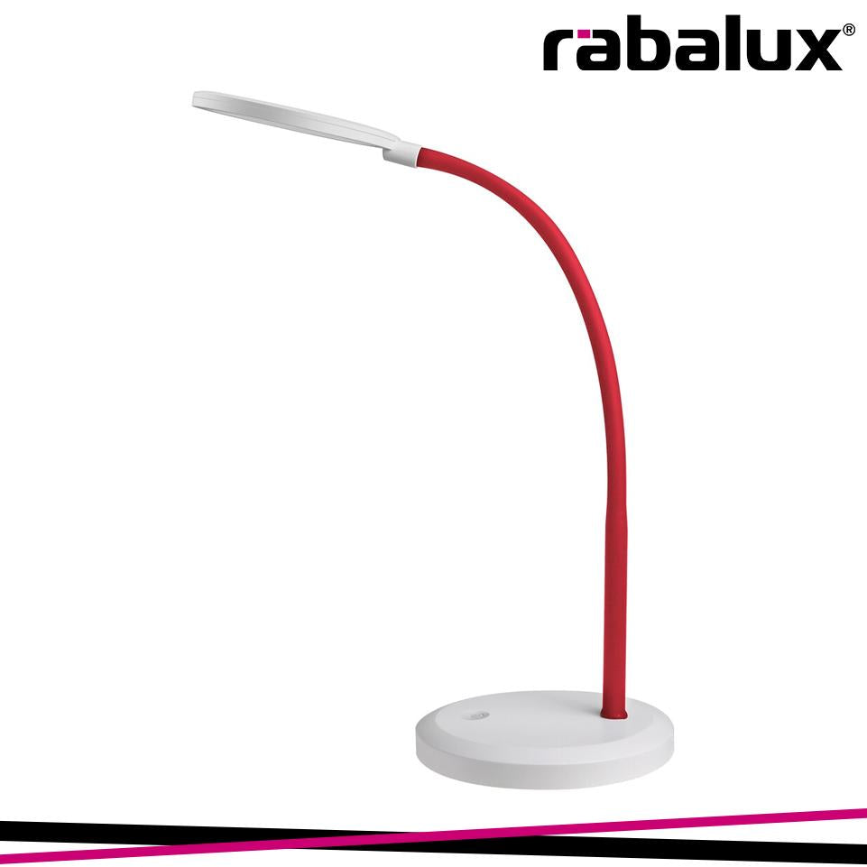 TIMOTHY TABLE LAMP LED 7,5W WITH TOUCH DIMMER RED/WHITE
