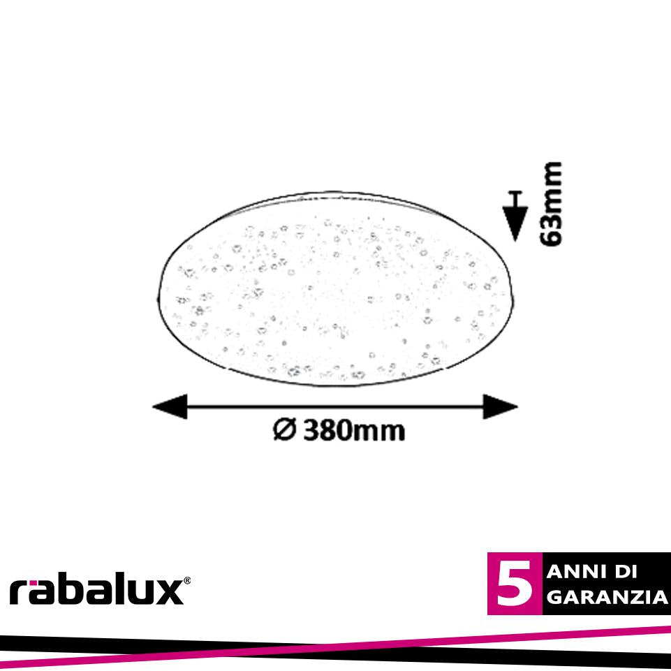 ROB CEILING LIGHTS LED 32W STAR LIGHT EFFECT WHITE