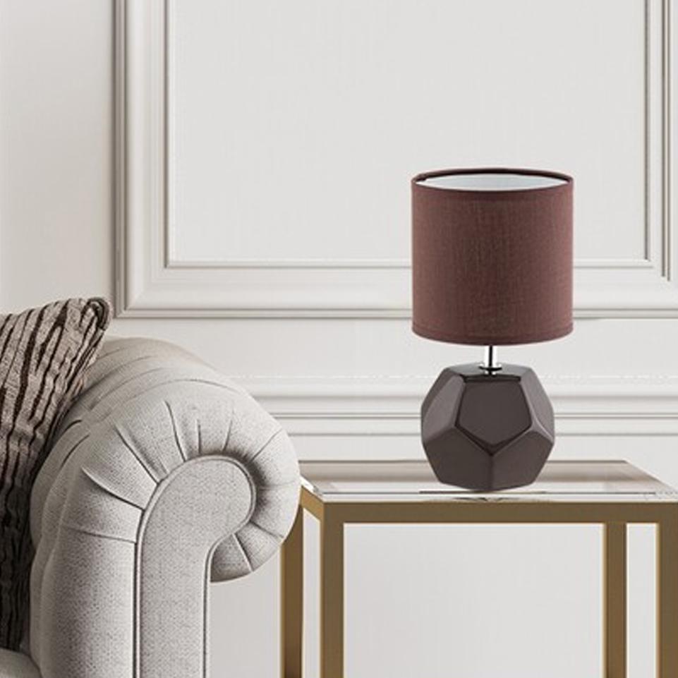 GALEN, TABLE LAMP, BROWN, E14 1X MAX 40W, WITH SWITCH, EXCL.