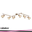 HOLLY, 6 HEADED SPOT WITH AMBER GLASS SHADE, WITHOUT LIGHTSO