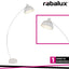 OTTO, FLOORLAMP, MATTE WHITE, SILVER FOILED SHADE, E27 1X MA