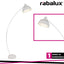 OTTO, FLOORLAMP, MATTE WHITE, SILVER FOILED SHADE, E27 1X MA