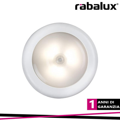 MILO, NIGHT LIGHT, WHITE, BUILT IN LED 0,5W 4000K, WITH SENS