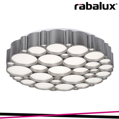 ANDELA CEILING LIGHTS LED 48W 3 STEP DIMMING SILVER