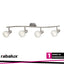 AUREL, SPOT, 4 LIGHTS, WHITE STRIPED