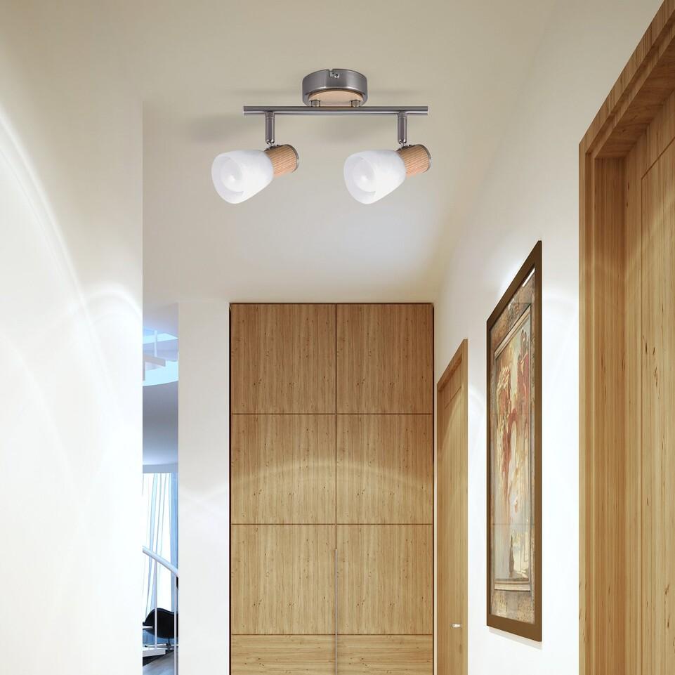 GAVIN, WOODEN SPOT LAMP