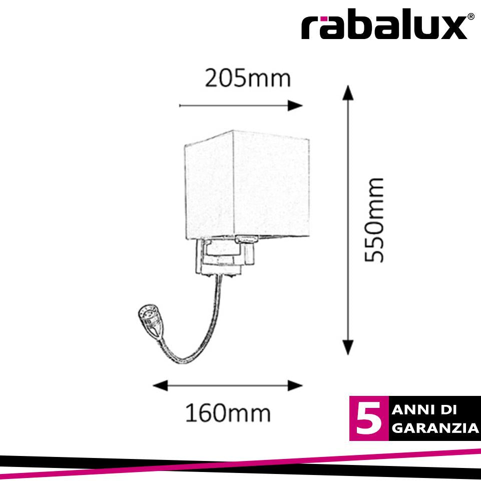 LARKIN, ELEGANT CHROME BEDSIDE READING WALL LAMP