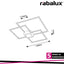 THABITA, LED CEILING LAMP,MATT BLACK, BUILT-IN LED 38W 2250L