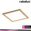 ALMOND, LED PANEL CEILING LAMP, WOOD PAINTED ALUMINUM FRAME,