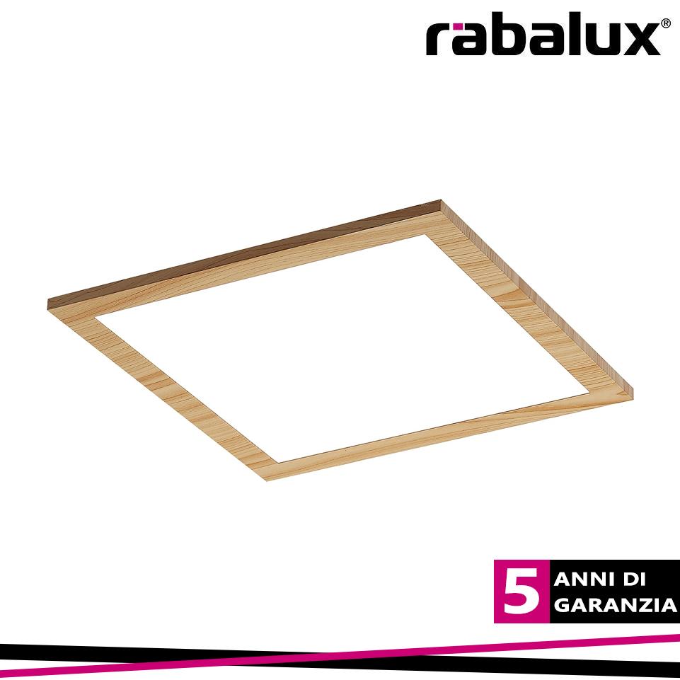 ALMOND, LED PANEL CEILING LAMP, WOOD PAINTED ALUMINUM FRAME,