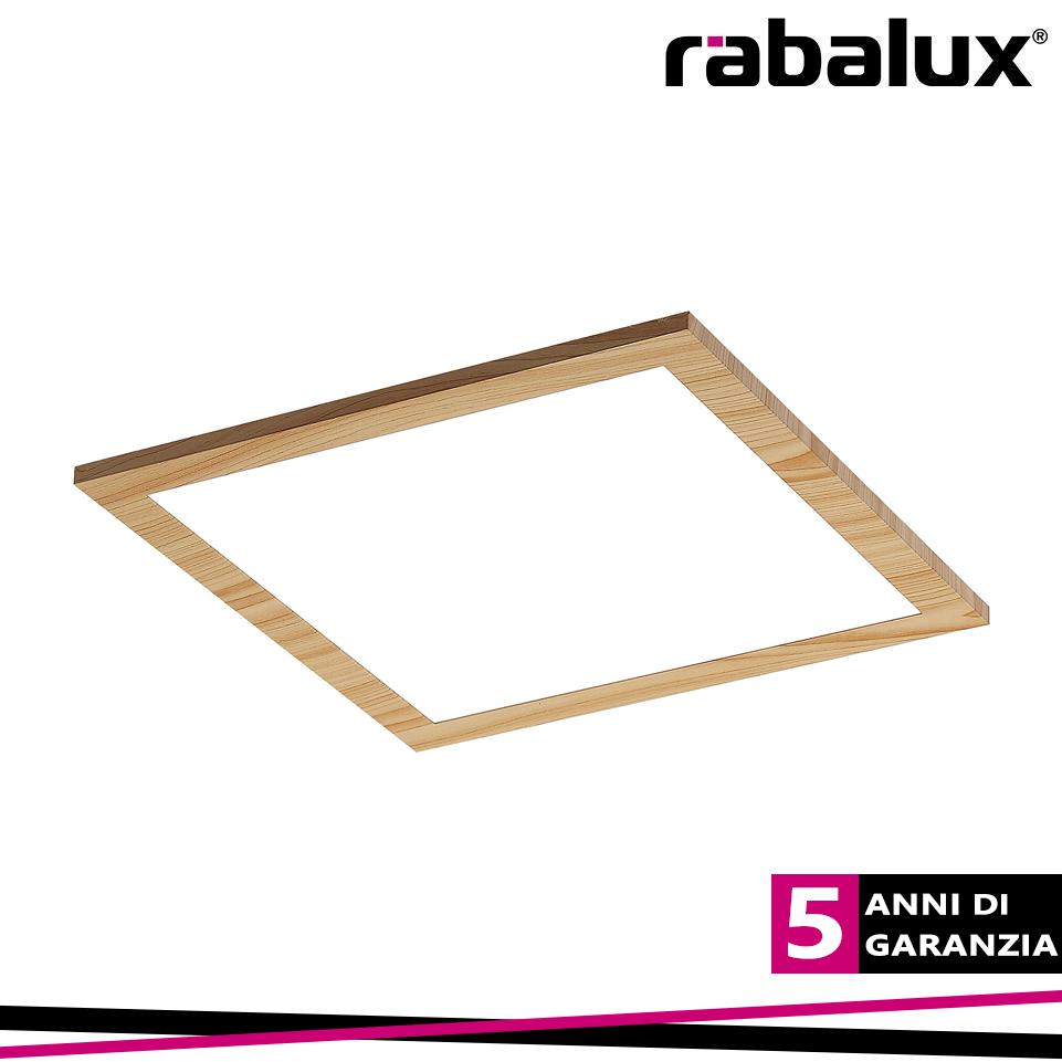 ALMOND, LED PANEL CEILING LAMP, WOOD PAINTED ALUMINUM FRAME,