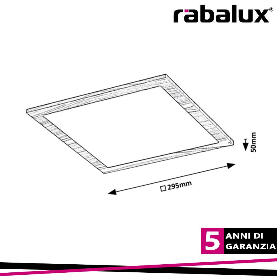 ALMOND, LED PANEL CEILING LAMP, WOOD PAINTED ALUMINUM FRAME,